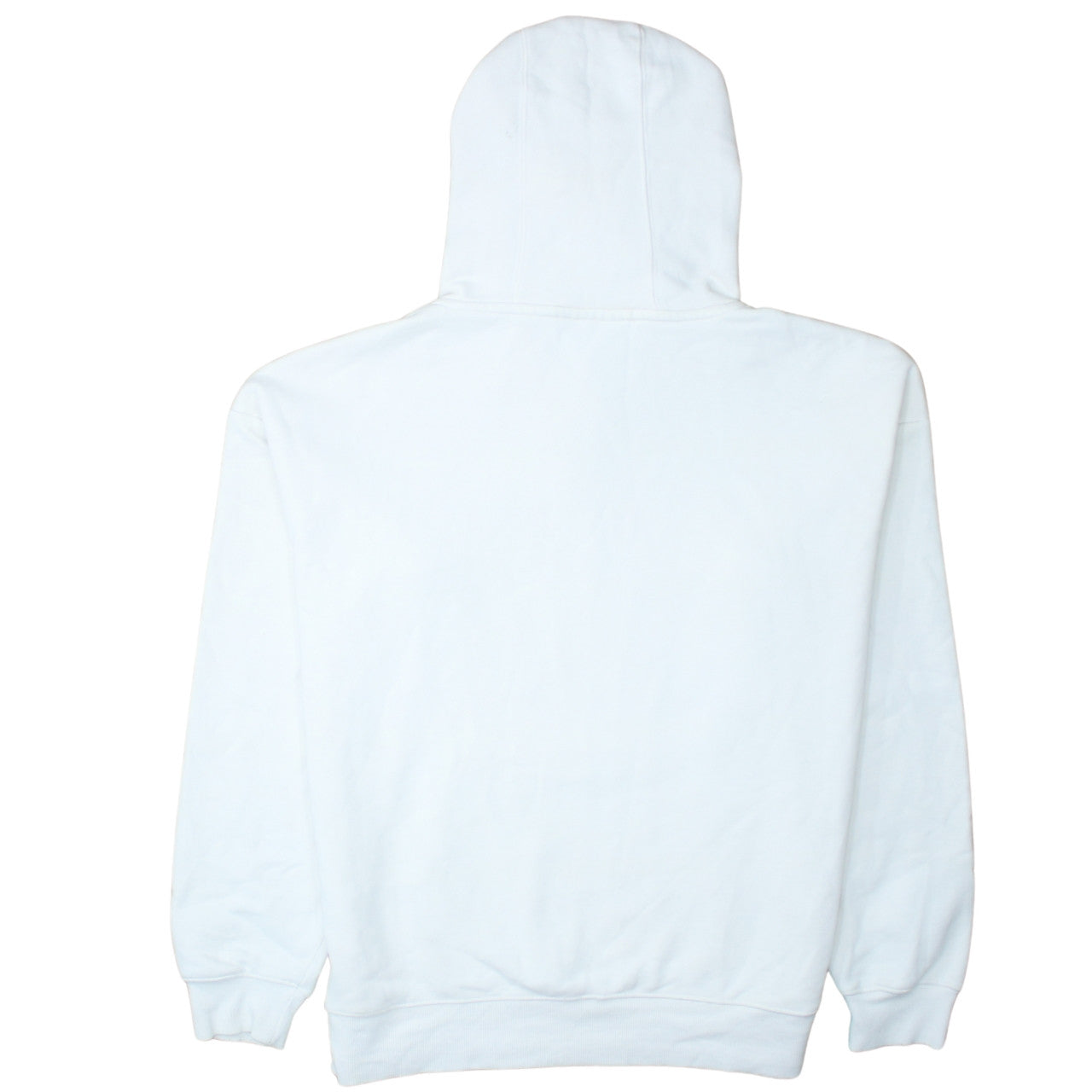 FILA Women White Hooded Pullover Sweatshirt XL 80s Style