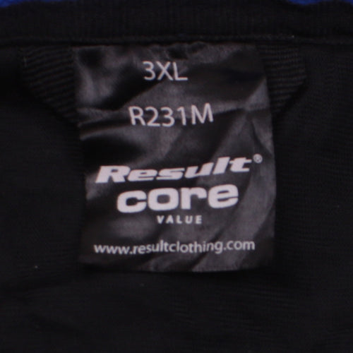 Result Core Mens 3XL Blue Softshell Work Jacket