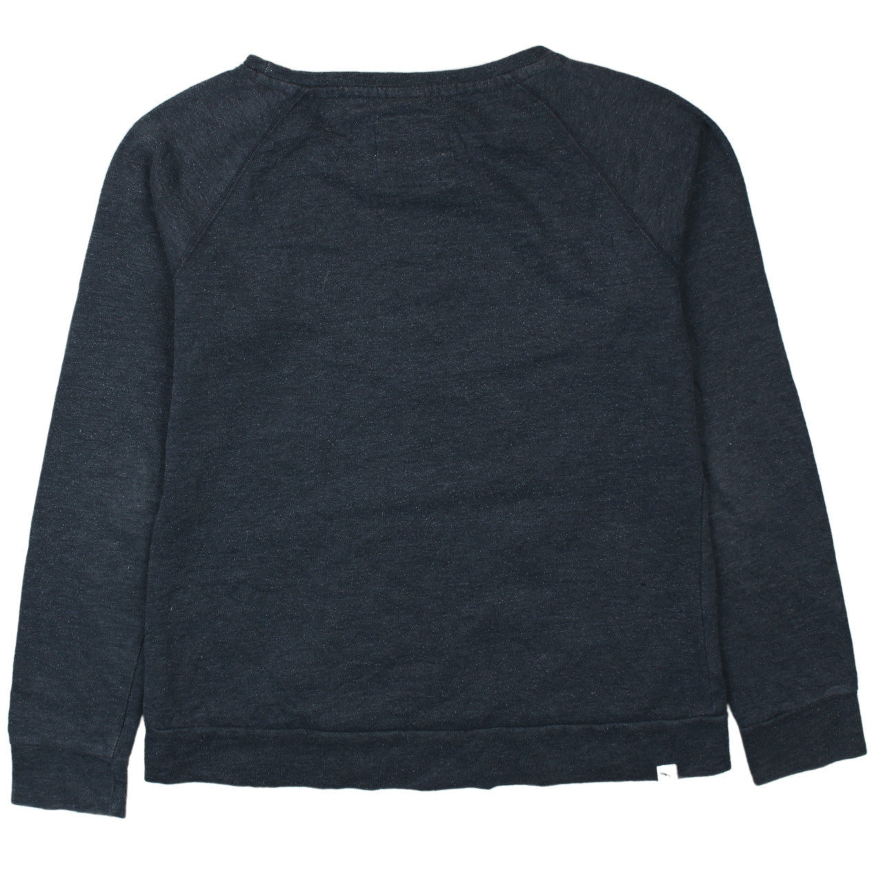 Puma Women Navy Blue Authentic Graphic Pullover Sweatshirt UK 16