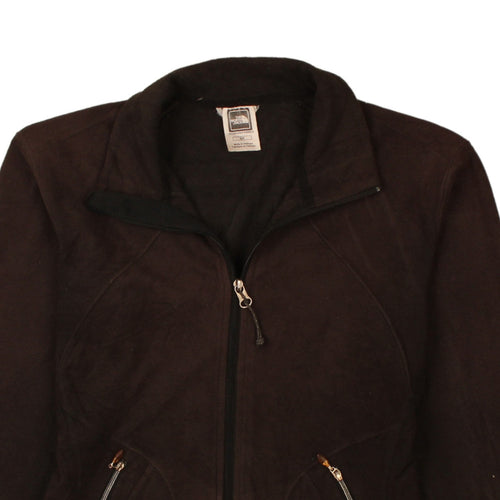 The North Face Women's Brown Full Zip Fleece Jacket Size S