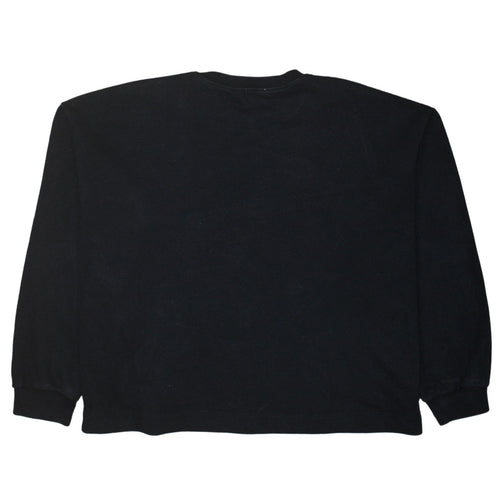 Zara Disney Women Black Dumbo Sweatshirt Size M Relaxed Fit Cotton