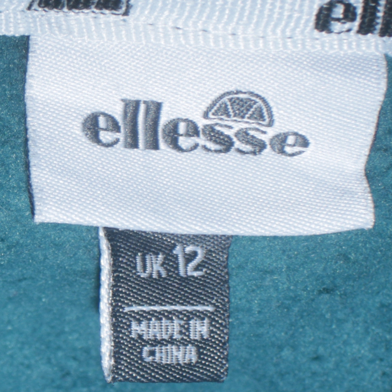 Ellesse Women’s Blue Pullover Hoodie UK 12 Cotton Blend Logo Sport