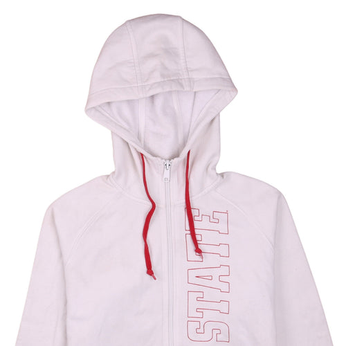 Columbia Women's White Full Zip Hoodie Size M Ohio State Logo