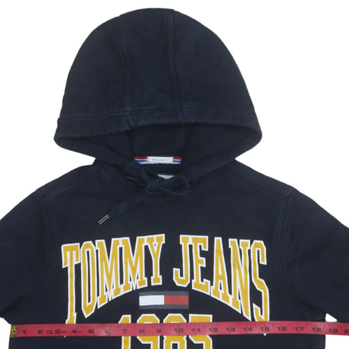 Tommy Jeans Men's Blue XS Pullover Hoodie Regular Fit