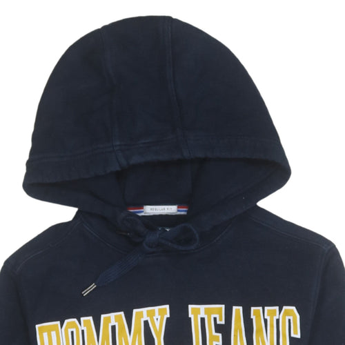 Tommy Jeans Men's Blue XS Pullover Hoodie Regular Fit