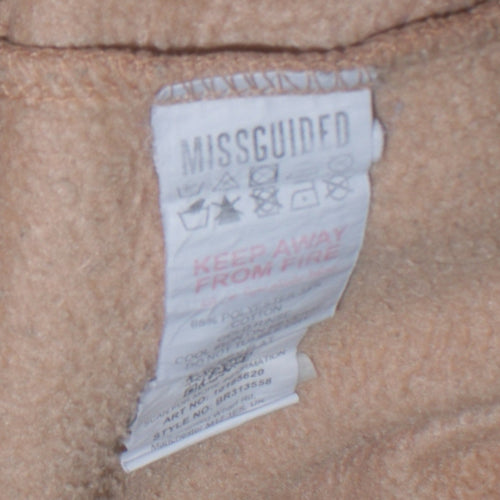 Playboy x Missguided Beige Unisex Hoodie Medium Pullover Graphic