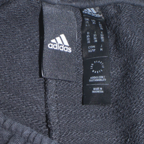 Adidas Men's Black XS Fleece Jogger Sweatpants Activewear
