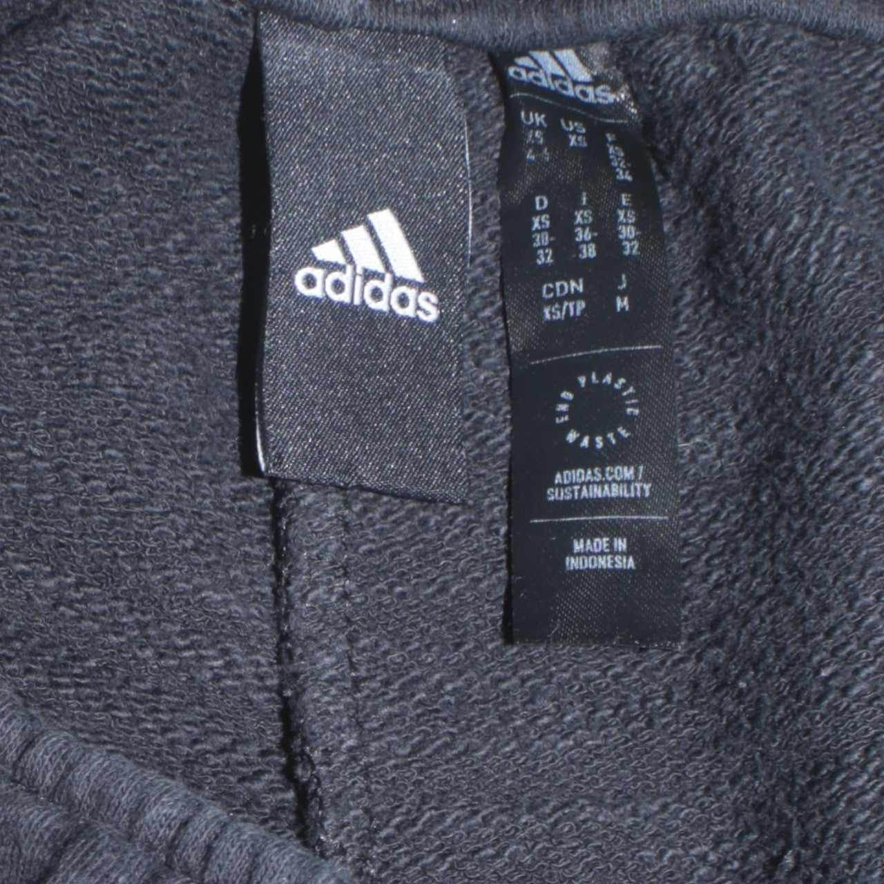 Adidas Men's Black XS Fleece Jogger Sweatpants Activewear