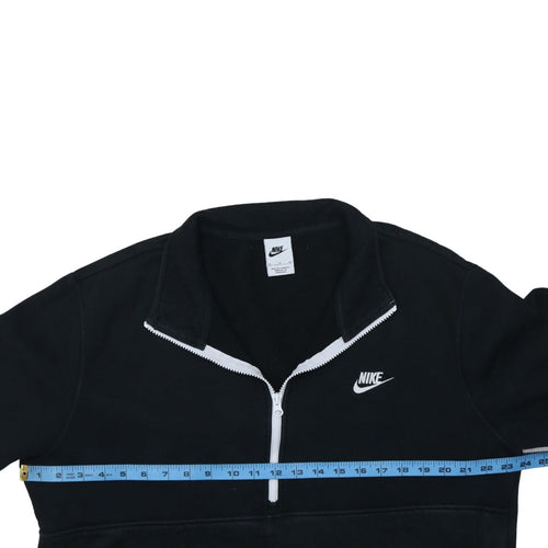 Nike Men's Black XL 1/2 Zip Sports Sweatshirt Fleece