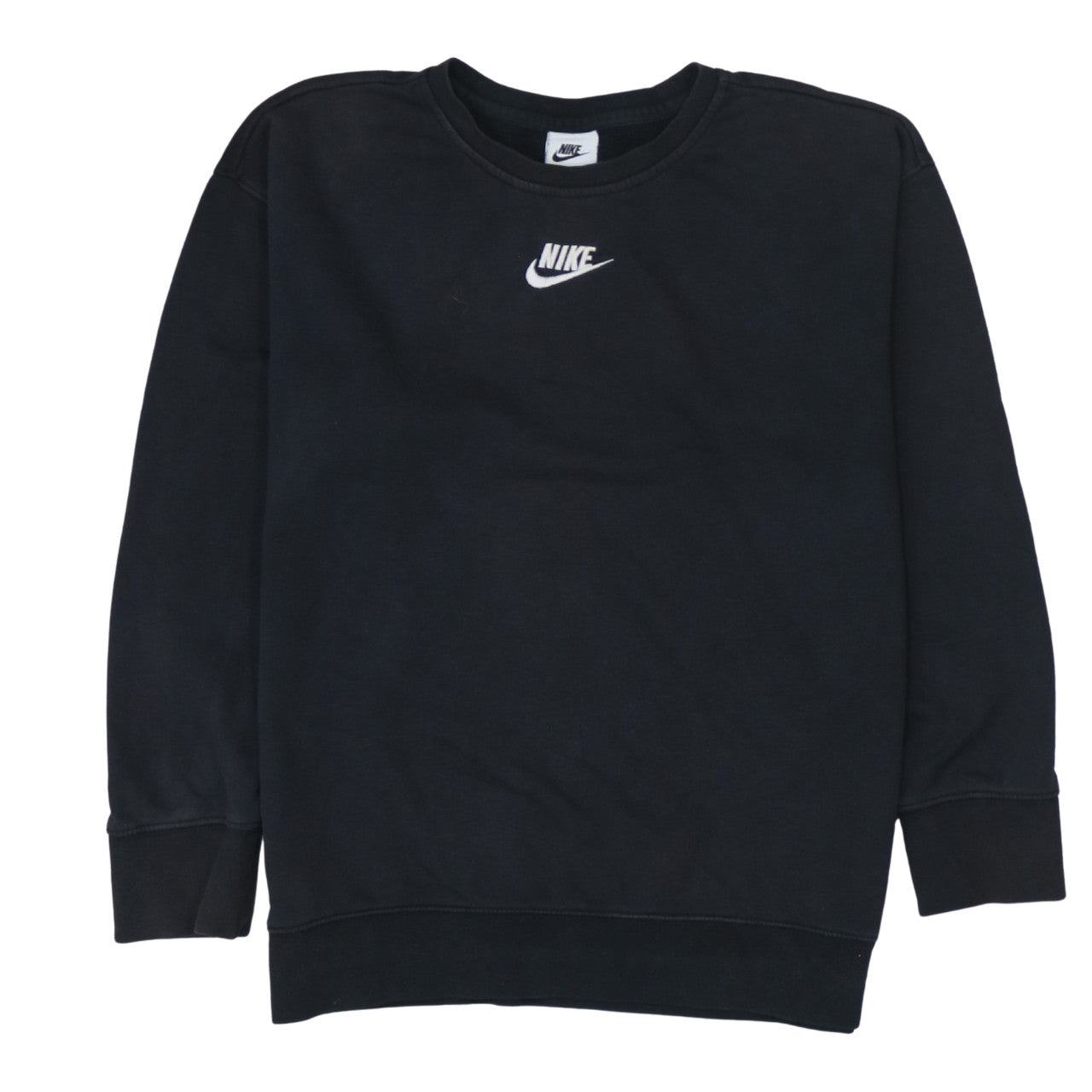 Nike Teens Black XL Crew Neck Pullover Sweatshirt