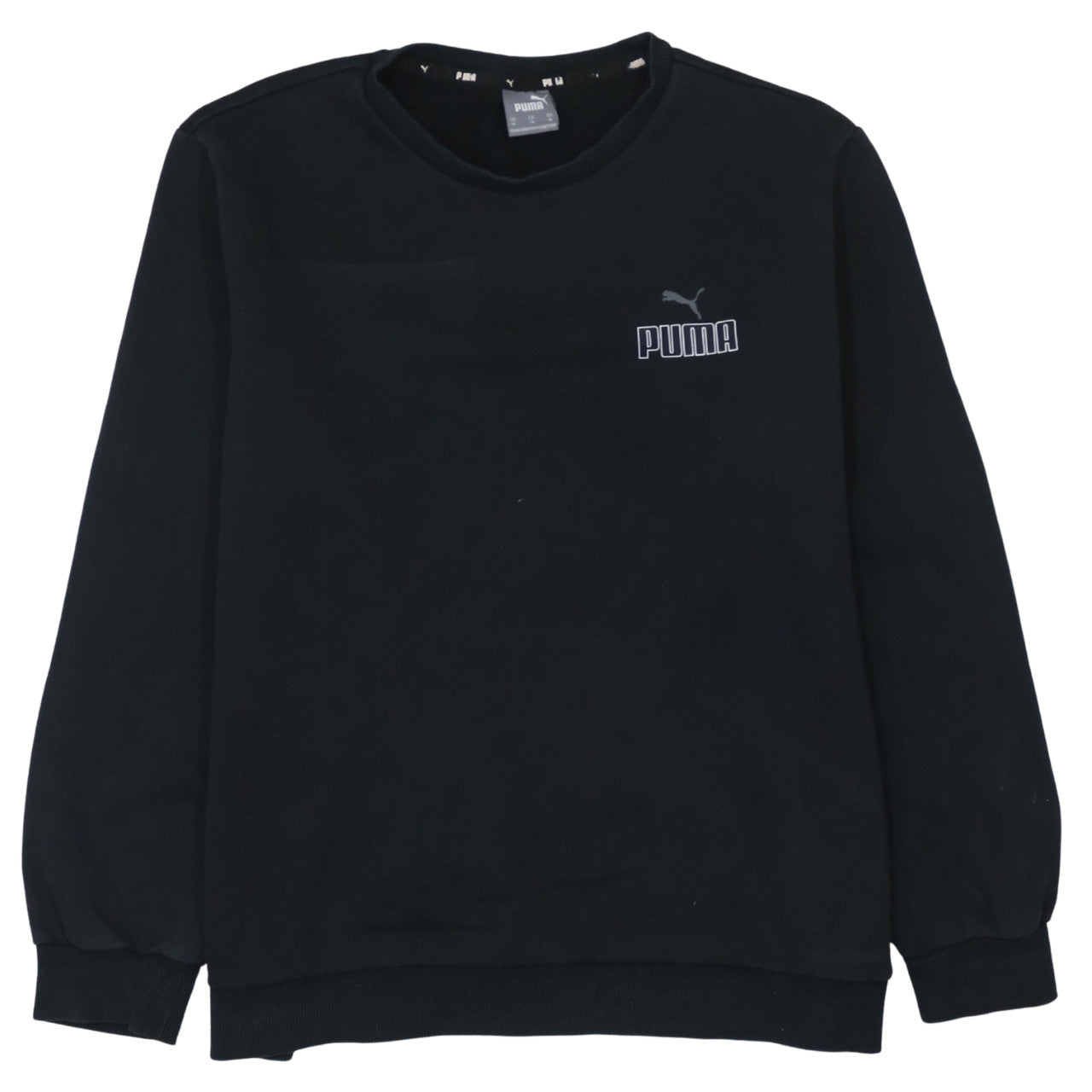 Puma Men's Black XL Crew Neck Pullover Sweatshirt