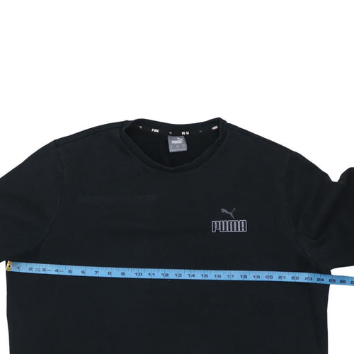Puma Men's Black XL Crew Neck Pullover Sweatshirt