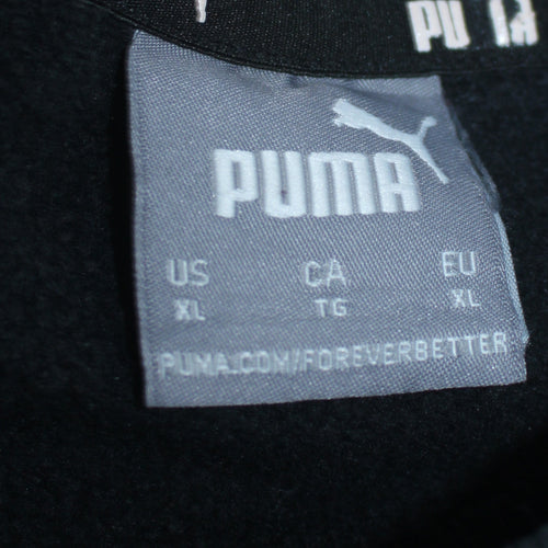 Puma Men's Black XL Crew Neck Pullover Sweatshirt