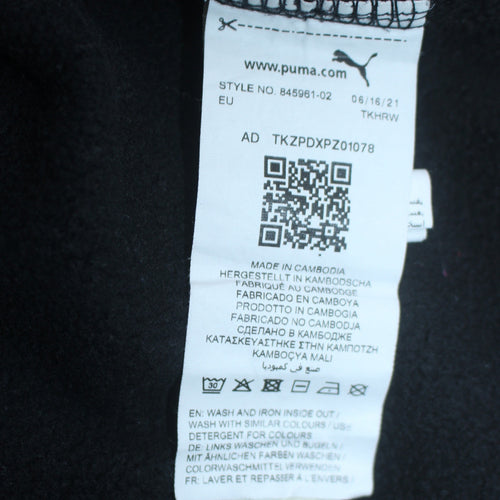 Puma Men's Black XL Crew Neck Pullover Sweatshirt