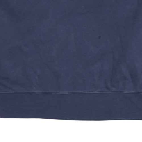 Adidas Women Navy Blue Crew Neck Sweatshirt Size 22 XL