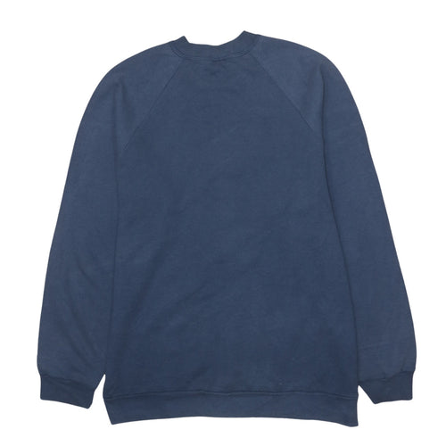Reebok Women’s Blue Crew Neck Pullover Sweatshirt Size L