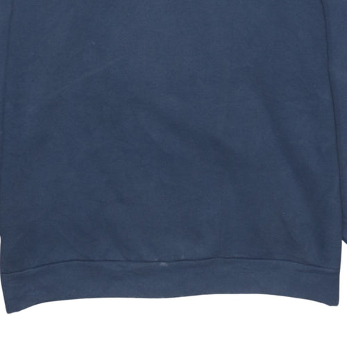 Reebok Women’s Blue Crew Neck Pullover Sweatshirt Size L