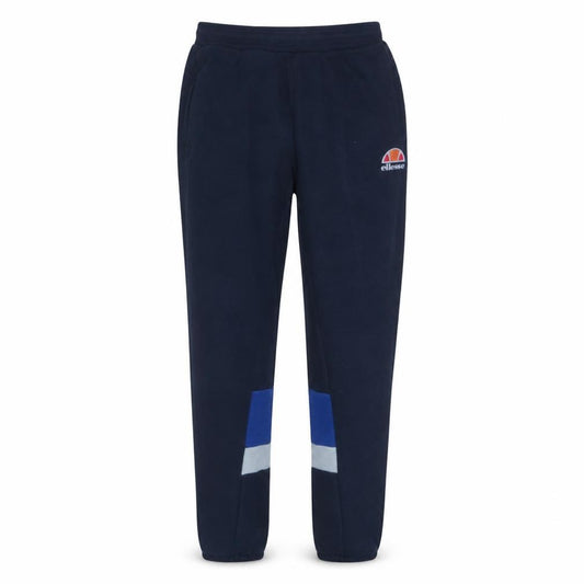 Front view of Ellesse men’s blue xs jogger sweatpants colourblock activewear