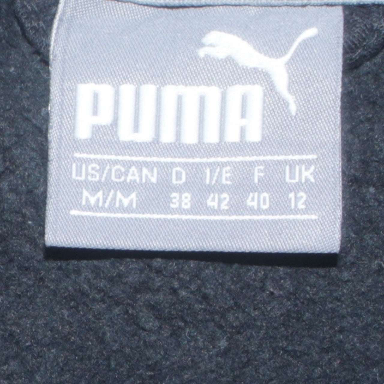 Puma Women's Black Size 12 Full Zip Hoodie Sweatshirt