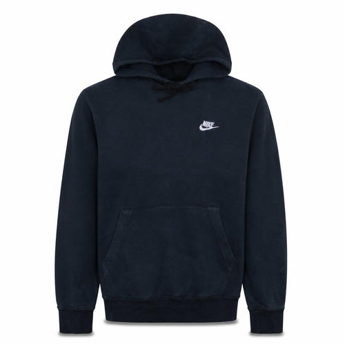 Nike Men's Black Pullover Hoodie Size M Fleece Logo Sportswear