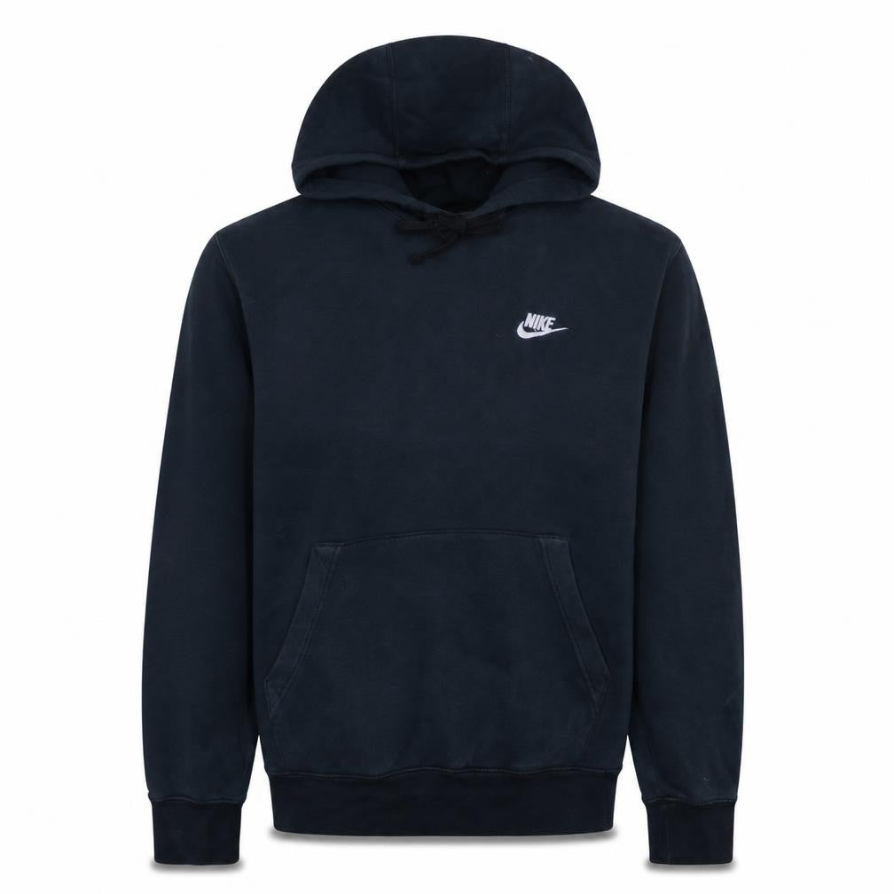 Nike Men's Black Pullover Hoodie Size M Fleece Logo Sportswear