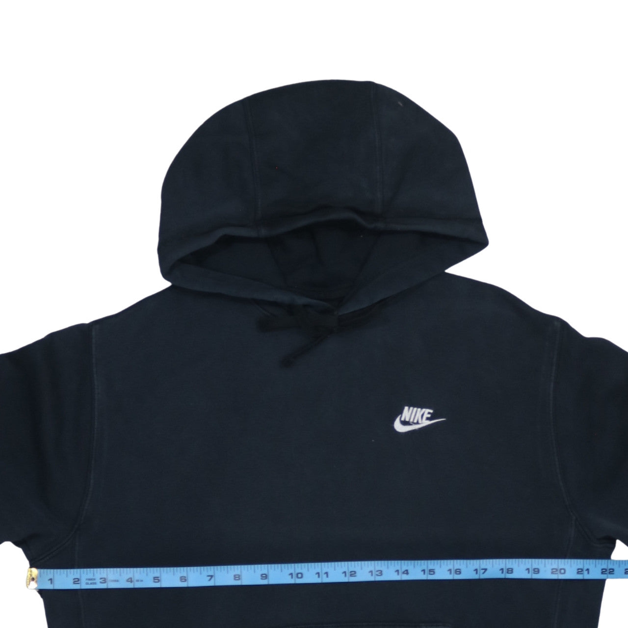 Nike Men's Black Pullover Hoodie Size M Fleece Logo Sportswear