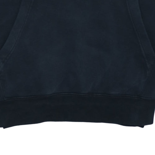 Nike Men's Black Pullover Hoodie Size M Fleece Logo Sportswear