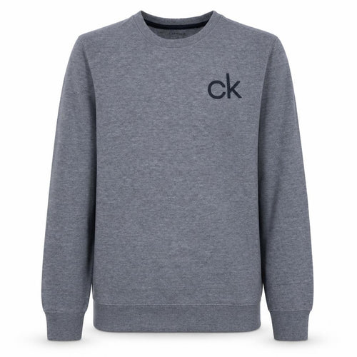 Calvin Klein Men's Grey Logo Sweatshirt Size S Crew Neck Pullover