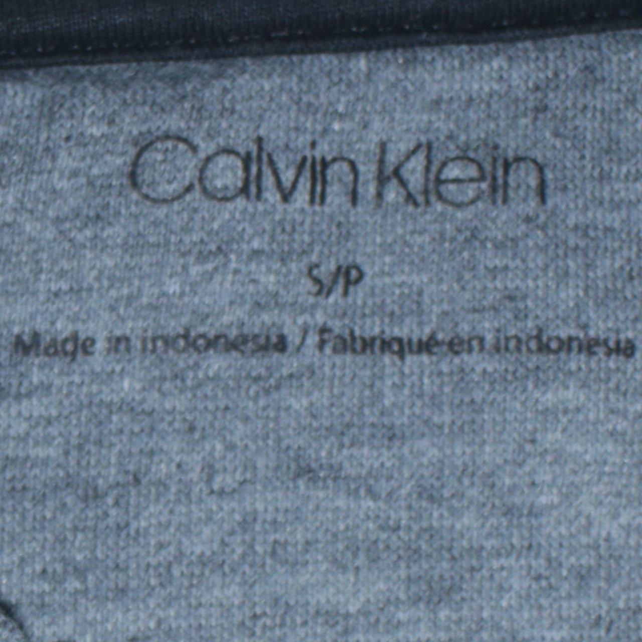 Calvin Klein Men's Grey Logo Sweatshirt Size S Crew Neck Pullover
