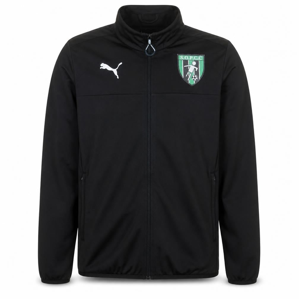 Puma Men's Black Full Zip Football Track Sweatshirt S