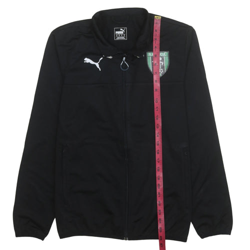 Puma Men's Black Full Zip Football Track Sweatshirt S