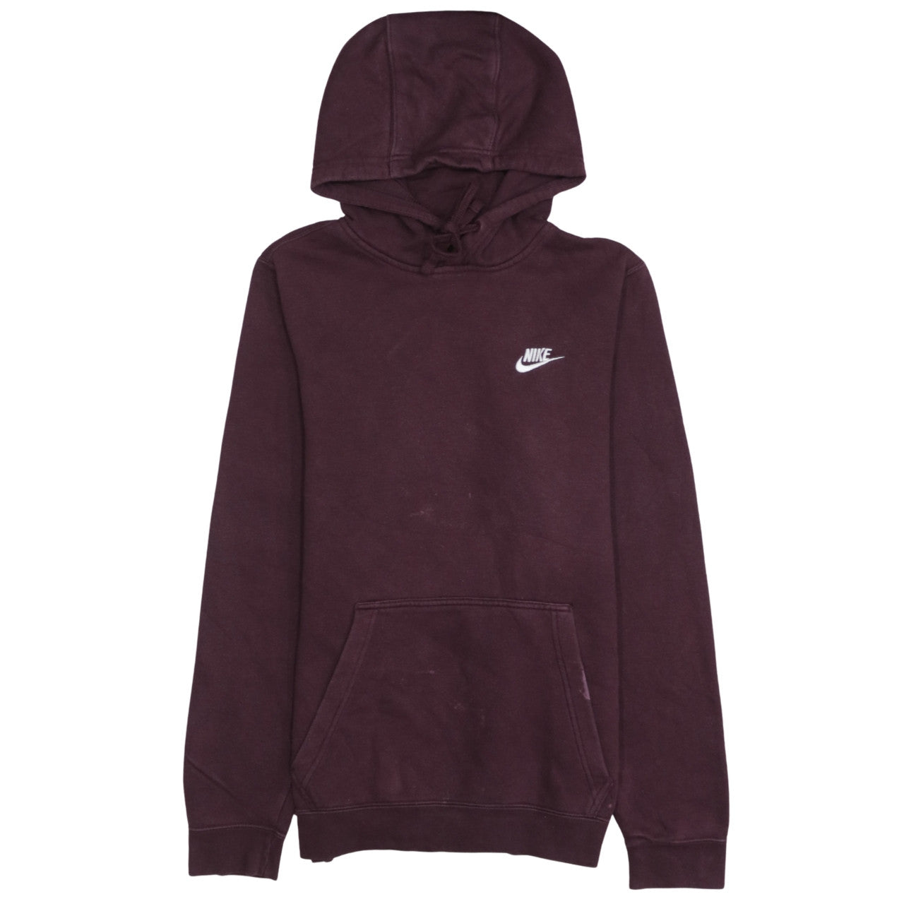 Nike Men's Purple Small Pullover Hoodie with Logo