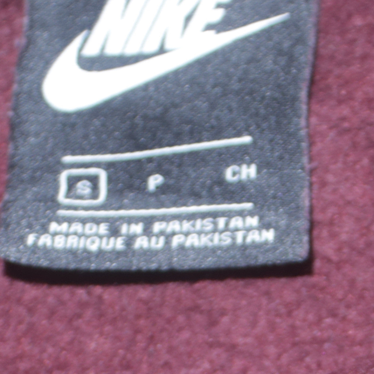 Nike Men's Purple Small Pullover Hoodie with Logo