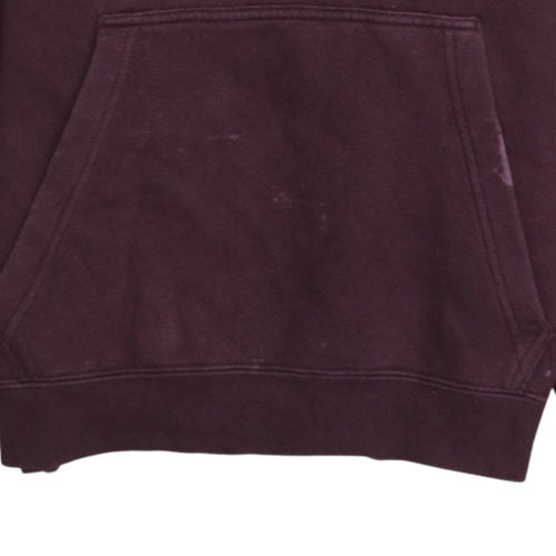 Nike Men's Purple Small Pullover Hoodie with Logo