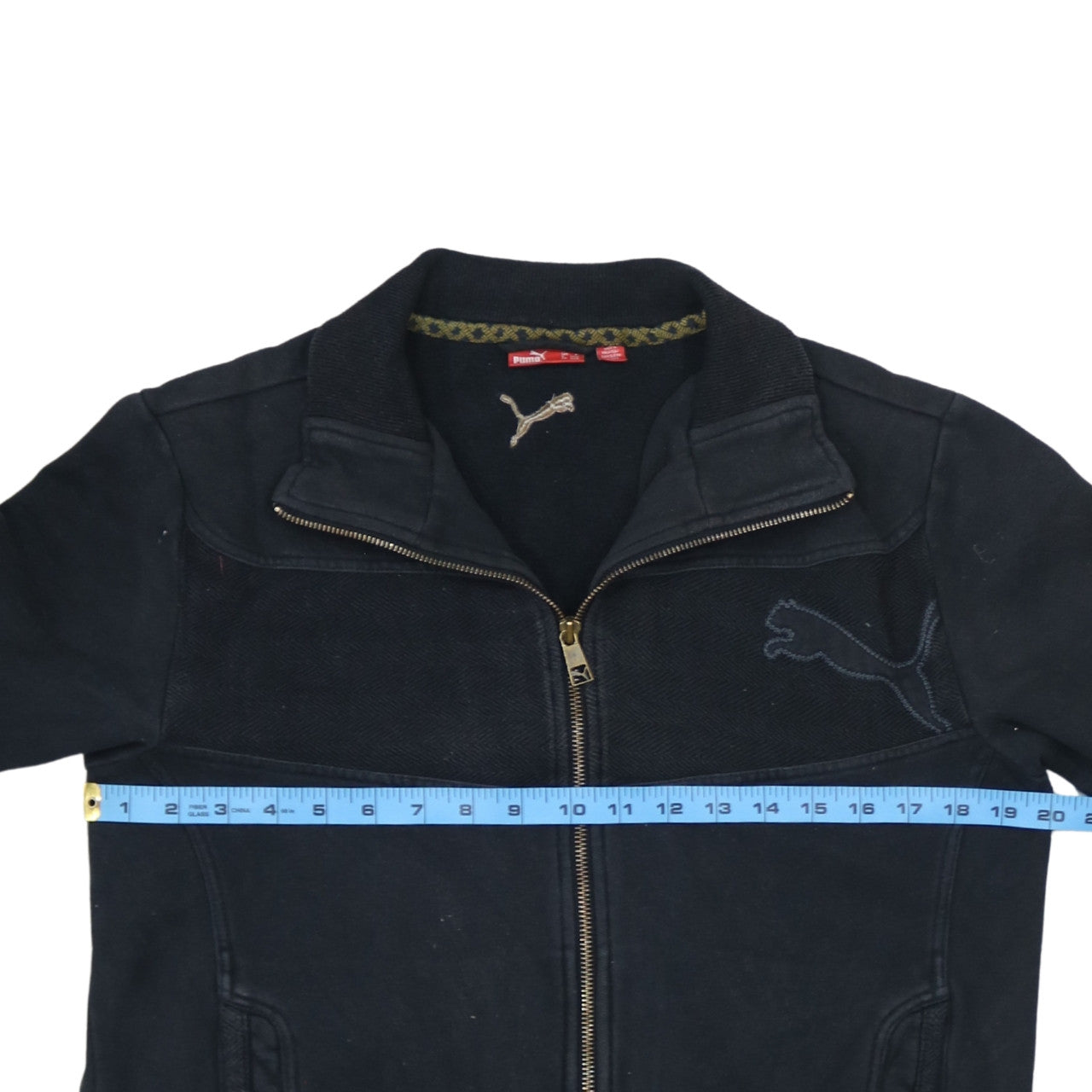 Puma Men's Black Full Zip Sweatshirt Jacket S