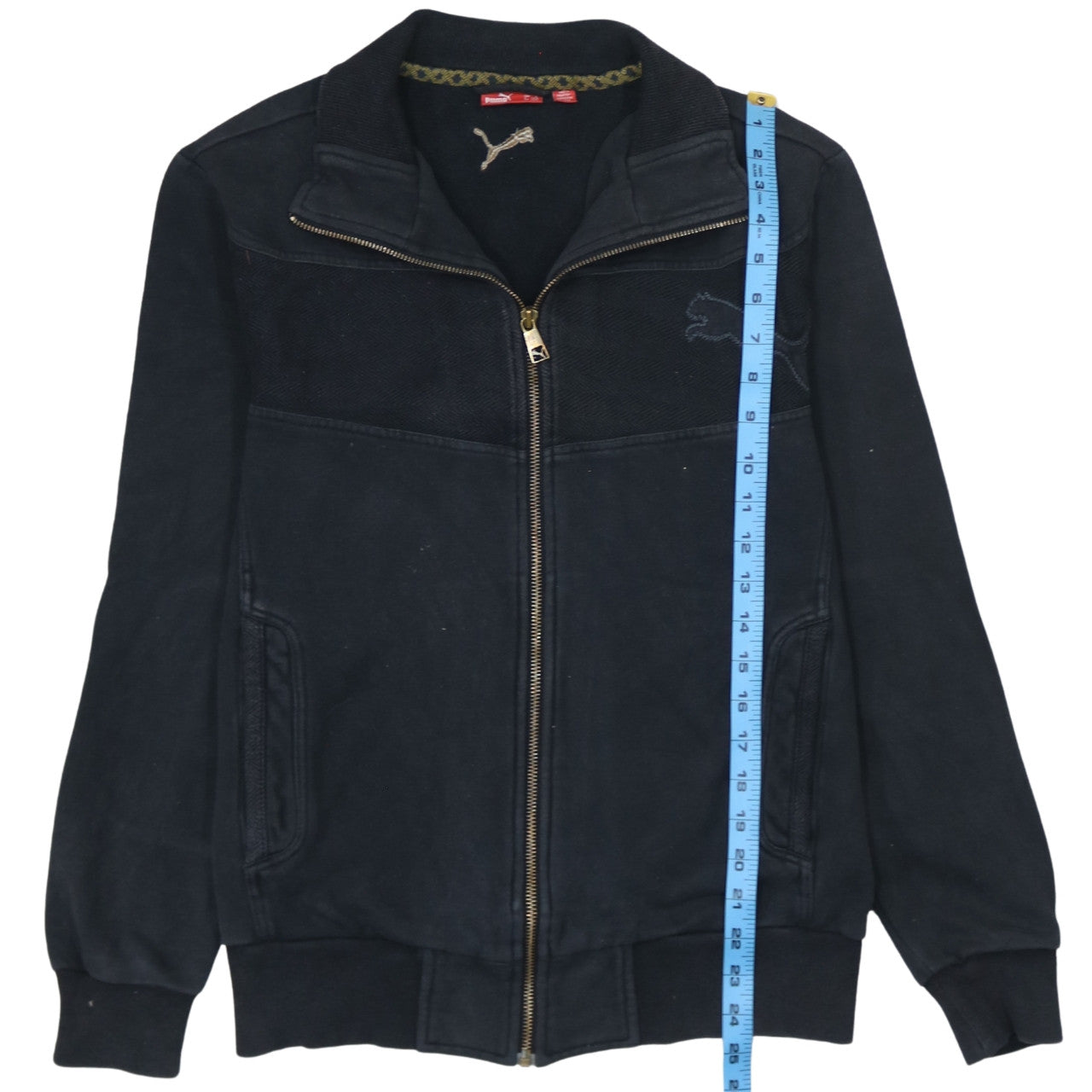 Puma Men's Black Full Zip Sweatshirt Jacket S