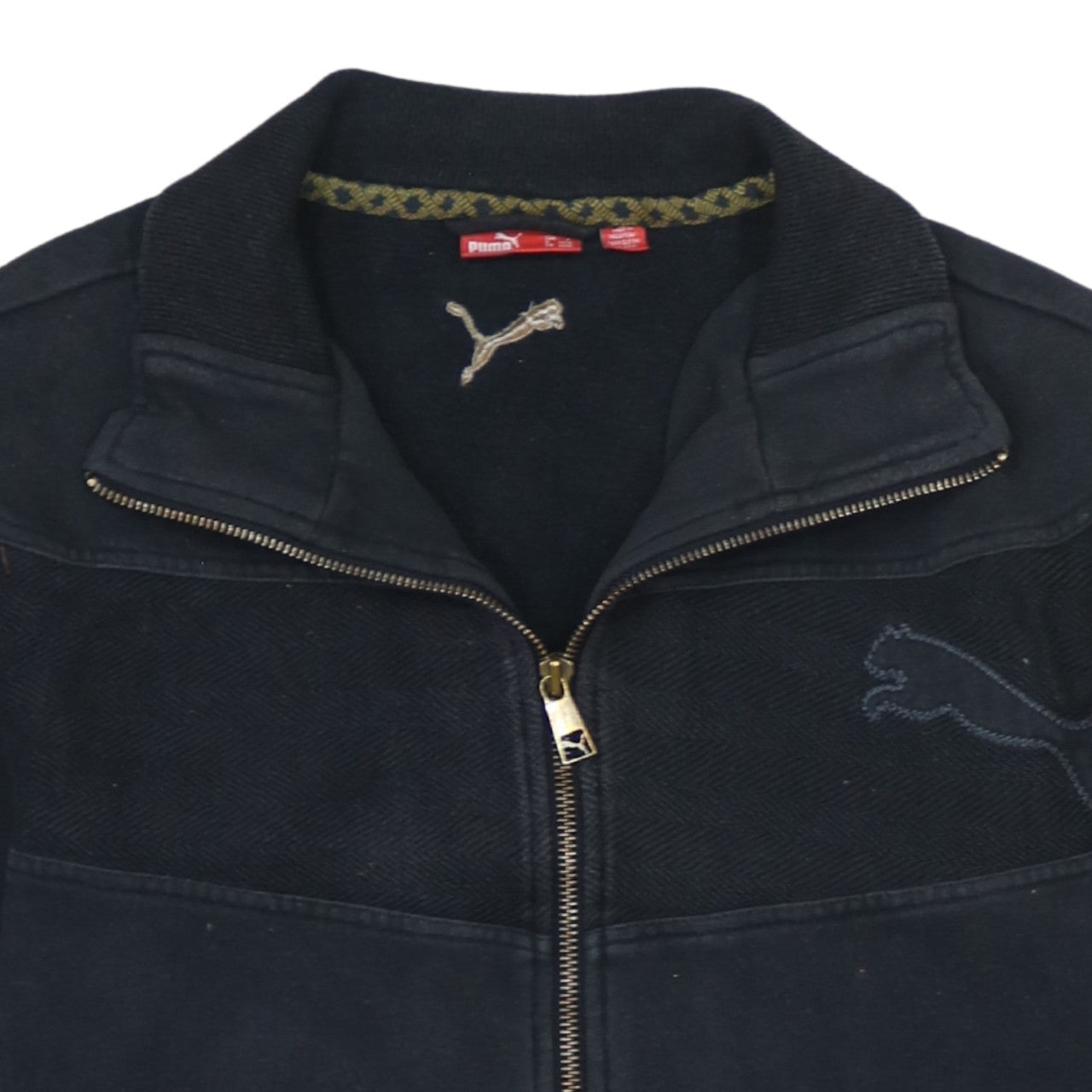 Puma Men's Black Full Zip Sweatshirt Jacket S