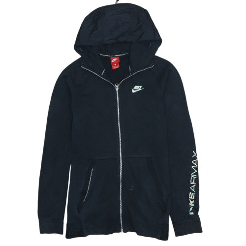 Nike Mens Black Full Zip Hooded Fleece Hoodie Size S