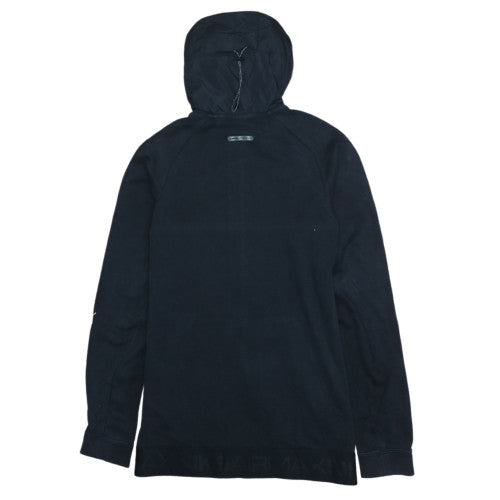 Nike Mens Black Full Zip Hooded Fleece Hoodie Size S