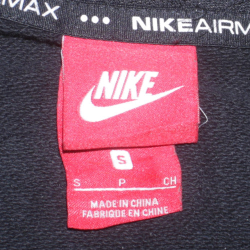 Nike Mens Black Full Zip Hooded Fleece Hoodie Size S
