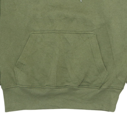 Fila Women’s Green Pullover Hoodie Small Logo Print Casual