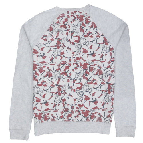 Tommy Hilfiger Men's Grey Floral Crew Neck Sweatshirt Size L
