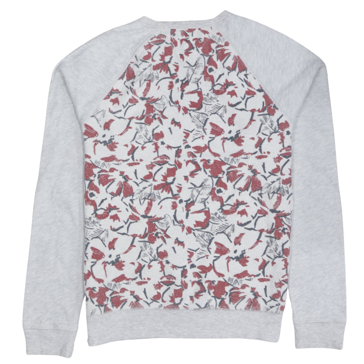 Tommy Hilfiger Men's Grey Floral Crew Neck Sweatshirt Size L