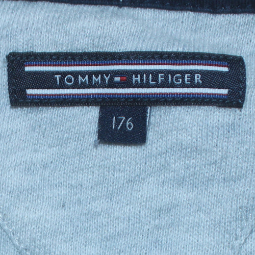 Tommy Hilfiger Men's Grey Floral Crew Neck Sweatshirt Size L