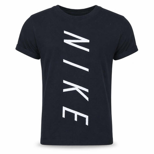 Front view of Nike Men's Black XS Dri-Fit Athletic Graphic T-Shirt