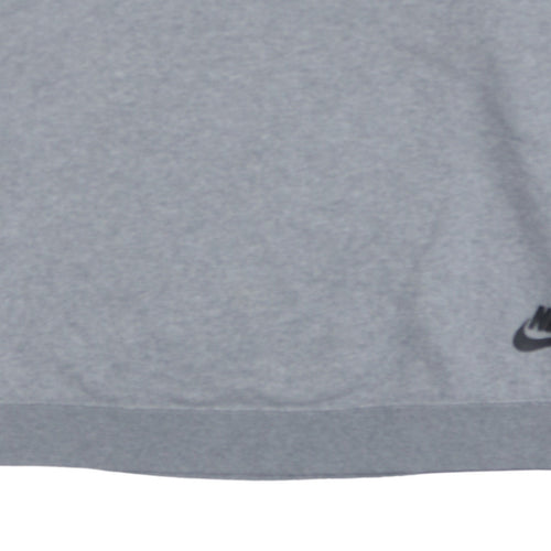 Nike Womens Grey Crew Neck Pullover Sweatshirt Size L