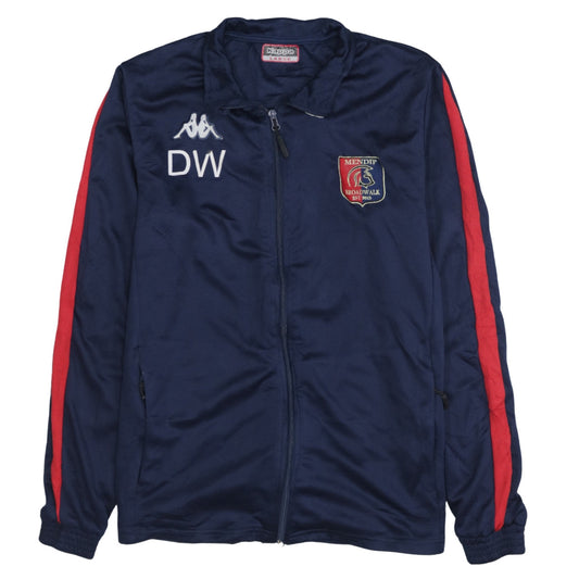 Kappa Men's Blue Full Zip Football Training Top Size L