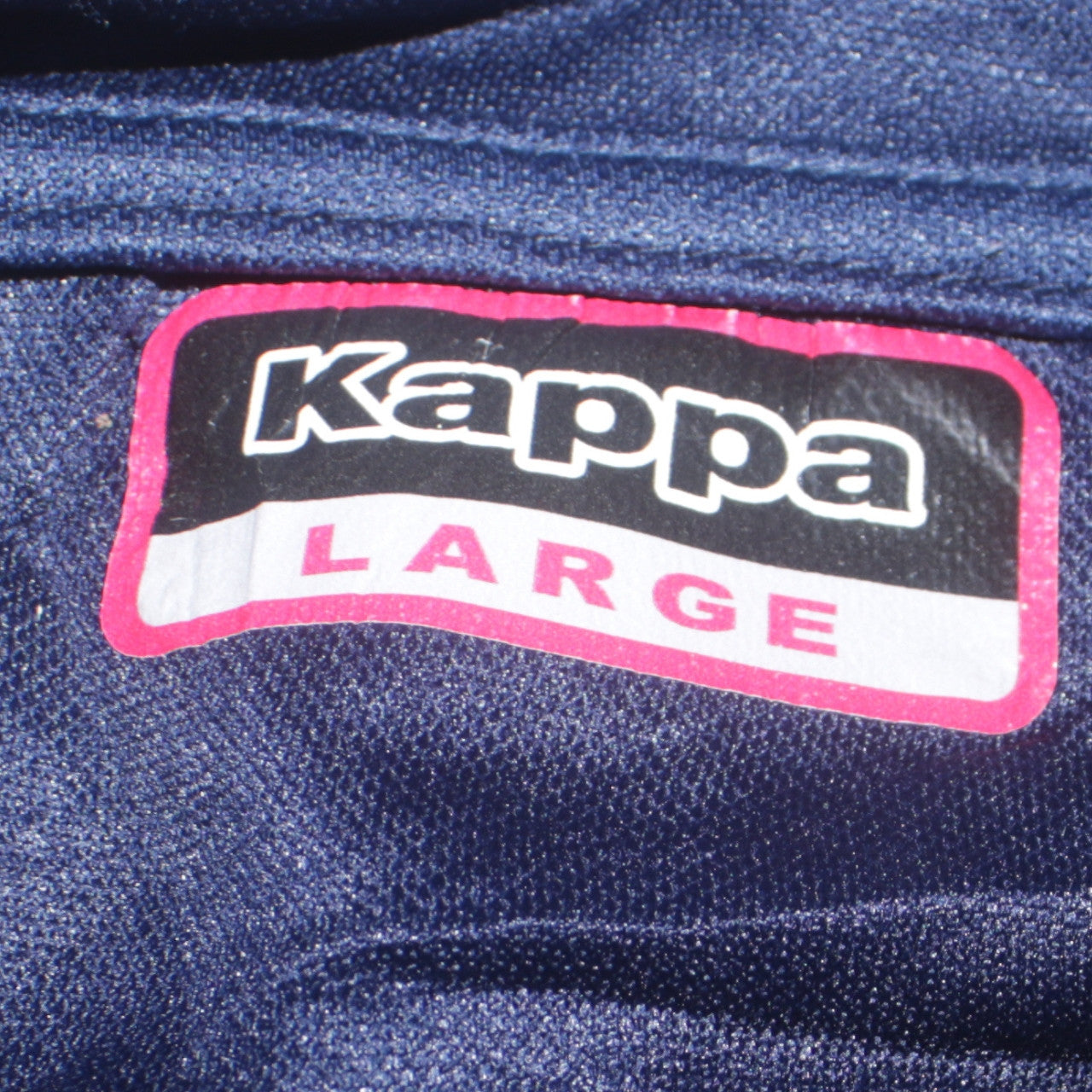 Kappa Men's Blue Full Zip Football Training Top Size L