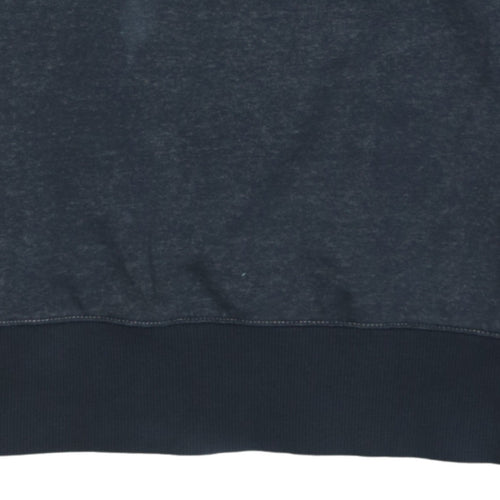 Champion Womens Navy Blue Small Pullover Sweatshirt Logo Crew Neck