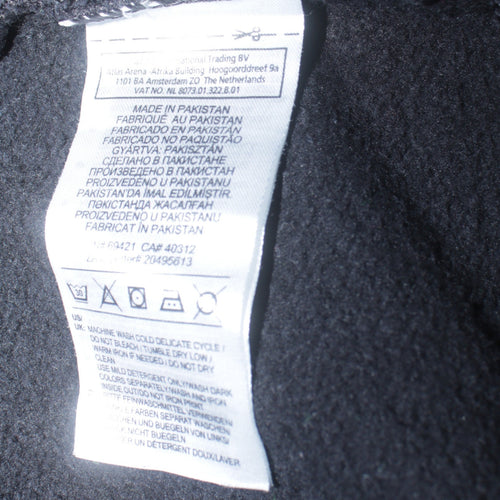 Reebok Men’s Black Graphic Logo Pullover Sweatshirt Size L